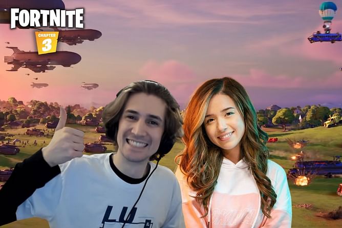 Pokimane and xQc kicked from Fortnite match for teaming