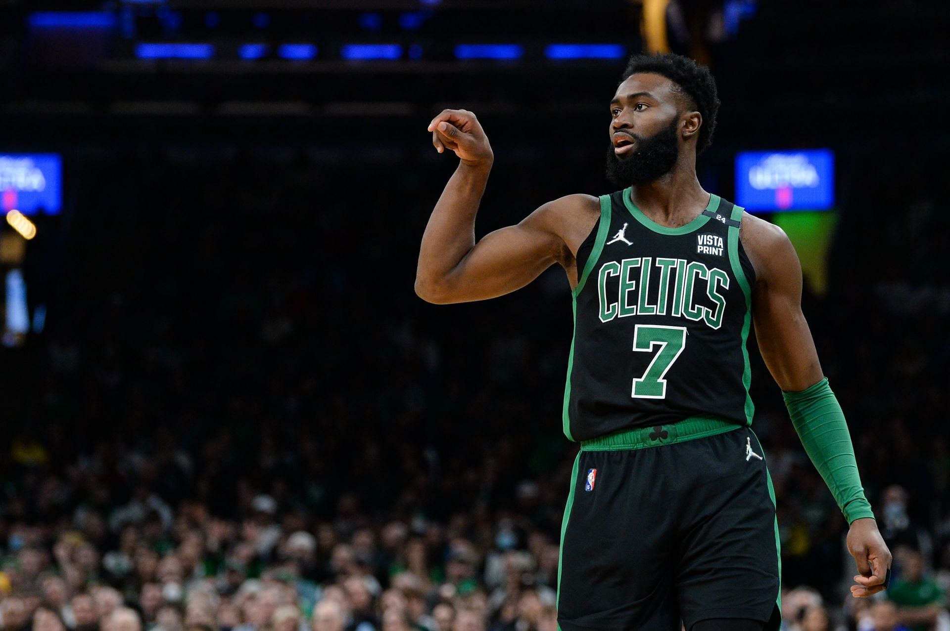 Boston Celtics star guard Jaylen Brown