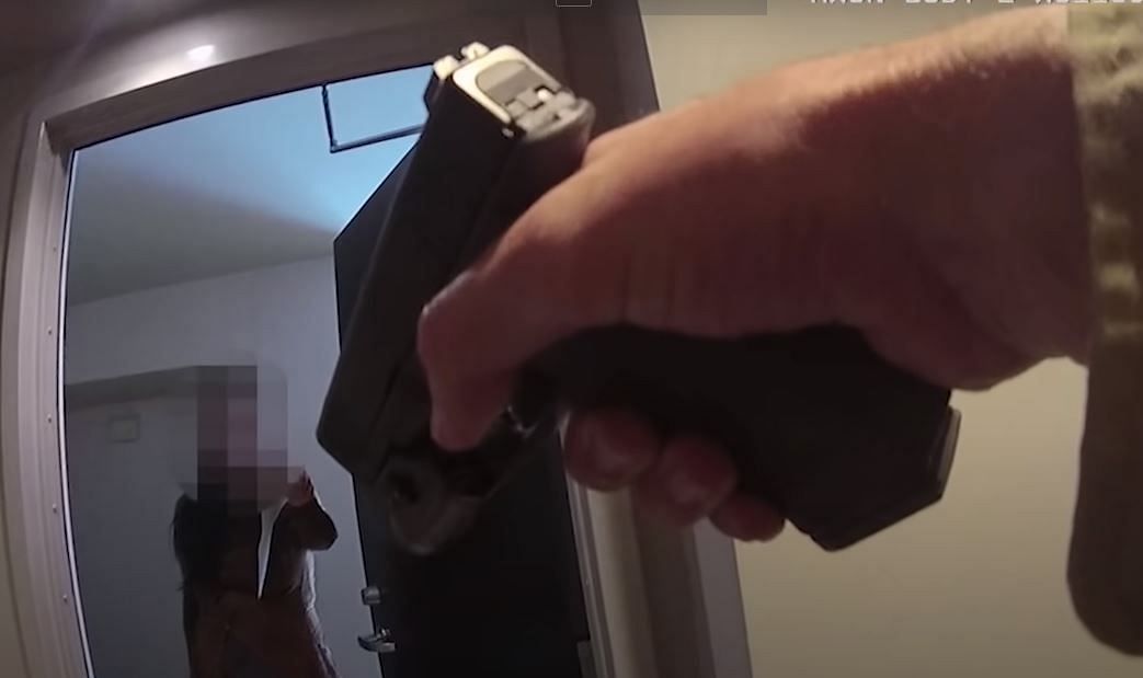 The Yan Li shooting incident was revealed via police bodycam footage (Image via Police Activity/San Diego Police Department/YouTube)