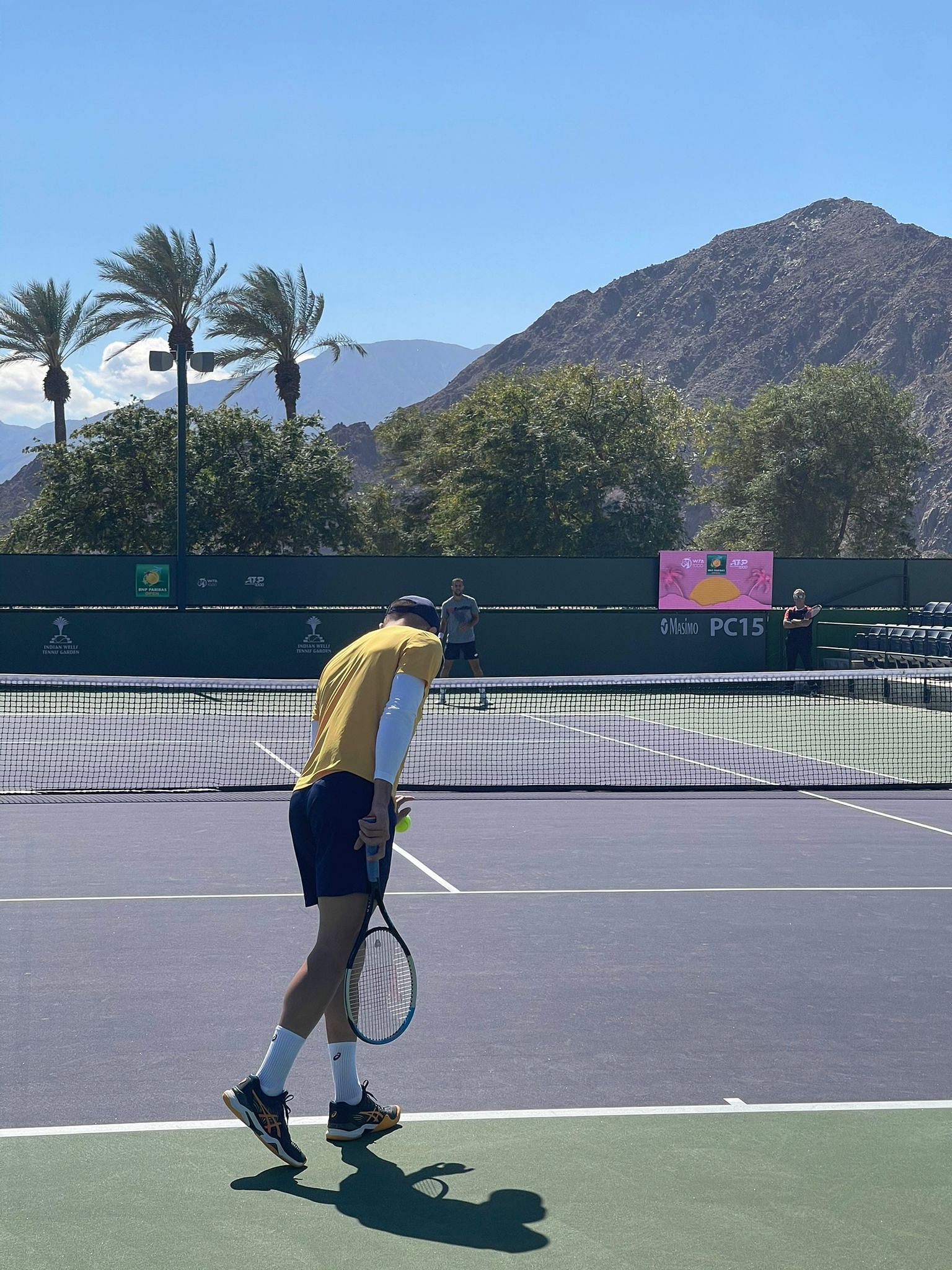 Borna Coric at Indian Wells in March 2022