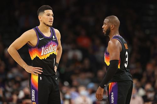 The Phoenix Suns have not missed a beat in Chris Paul's absence due to the MVP-level play of Devin Booker. [Photo: Hoops Habit]