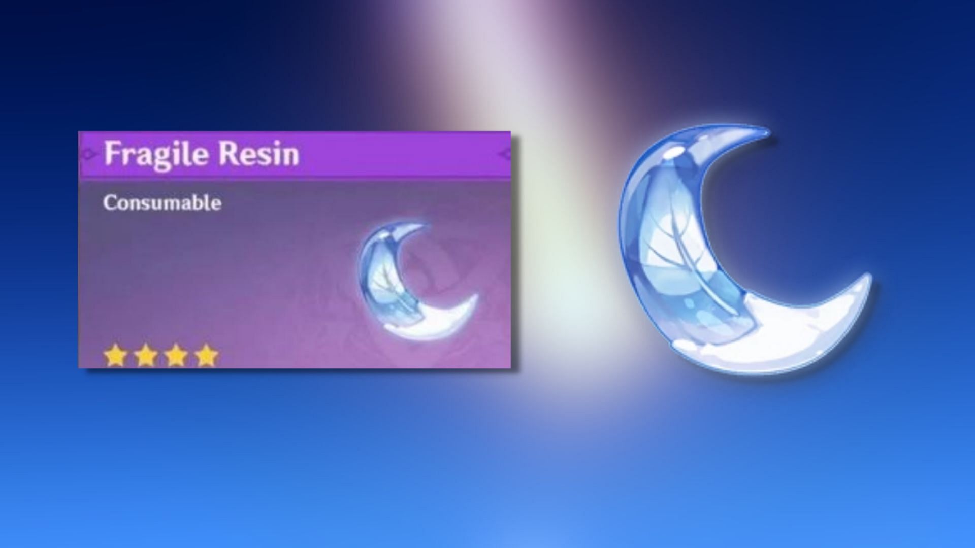 Fragile Resin (Image via Genshin Impact)