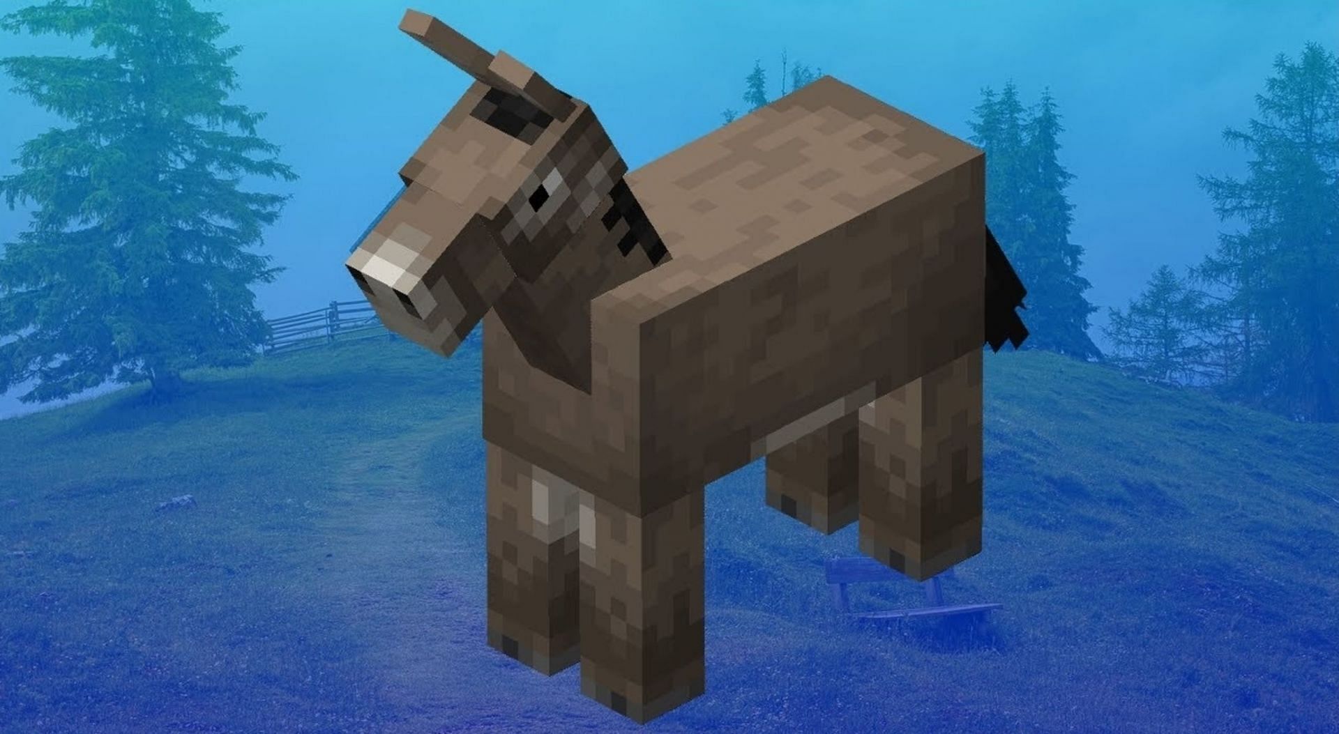 Mules and Donkeys provide the best of both horses and llamas (Image via Mojang)