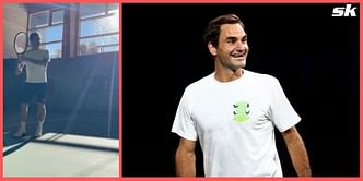 Watch: Roger Federer back in training after 8 months, treats fans to a series of exquisite forehands