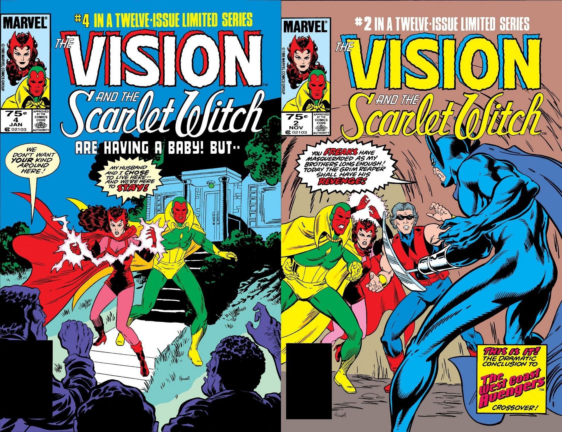 Vision and the Scarlet Witch Vol #2 (Image via Marvel Comics)