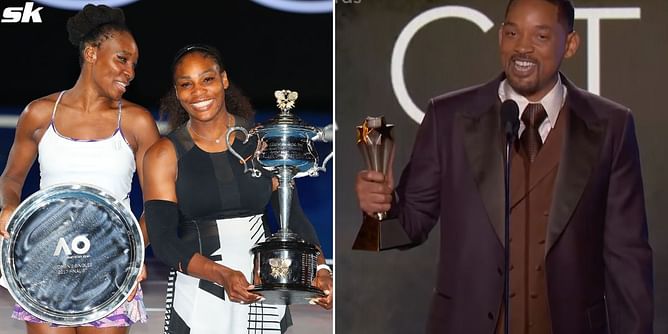 "You define the American dream, you represent the best of what we all hope this world can be" - Will Smith hails Venus, Serena Williams in acceptance speech