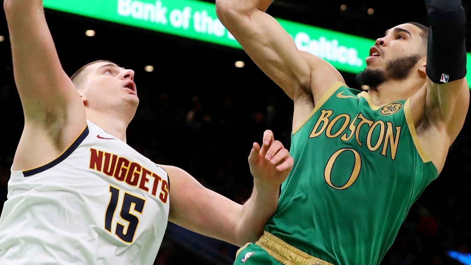 Ball Arena, the Denver Nuggets&#039; home court, rung with MVP chants for Jayson Tatum over Nikola Jokic.[Photo: Sky Sports]