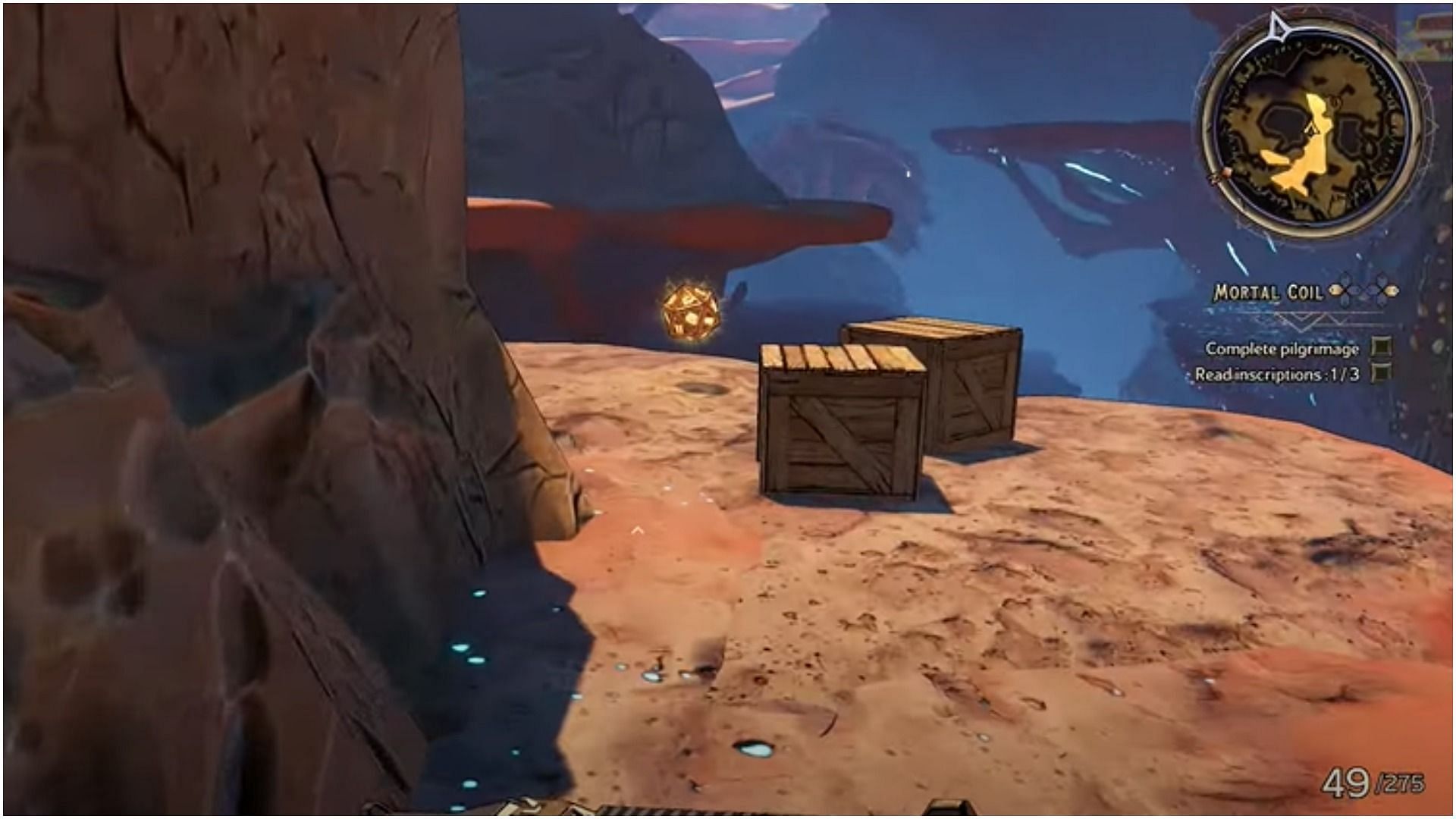 10th Lucky Dice may be found on a higher level of the Dumpstat Trench (Image via YouTube/100% Guides)