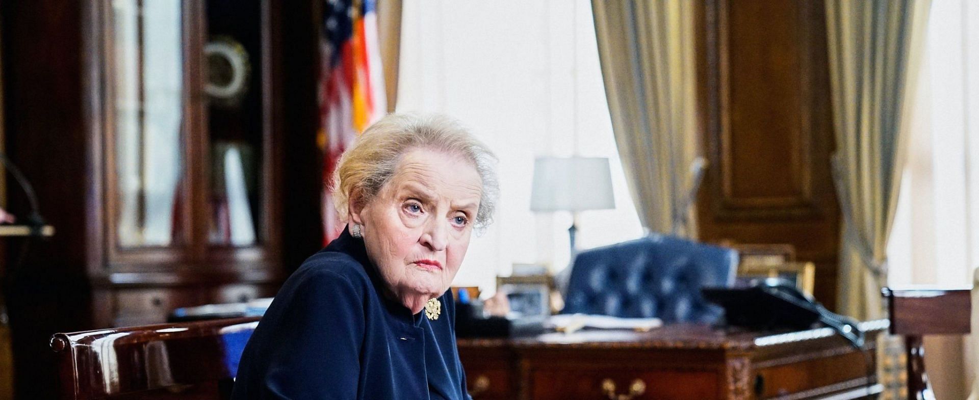 Madeleine Albright was the first US Secretary of State (Image via David M. Russell/Getty Images)