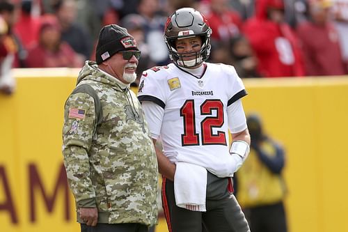 Tampa Bay Buccaneers Tom Brady and Bruce Arians