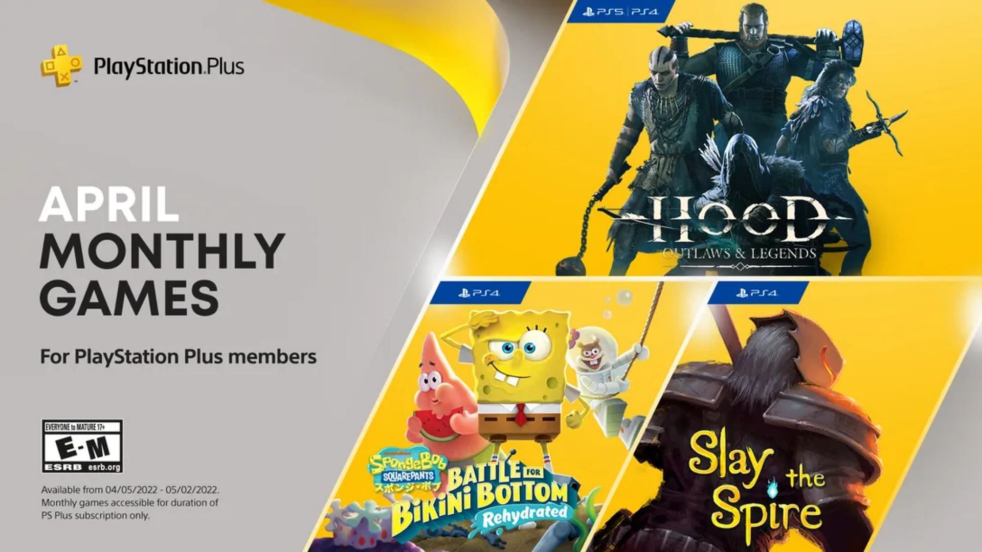 PlayStation Plus free April 2022 games Release date and time for all