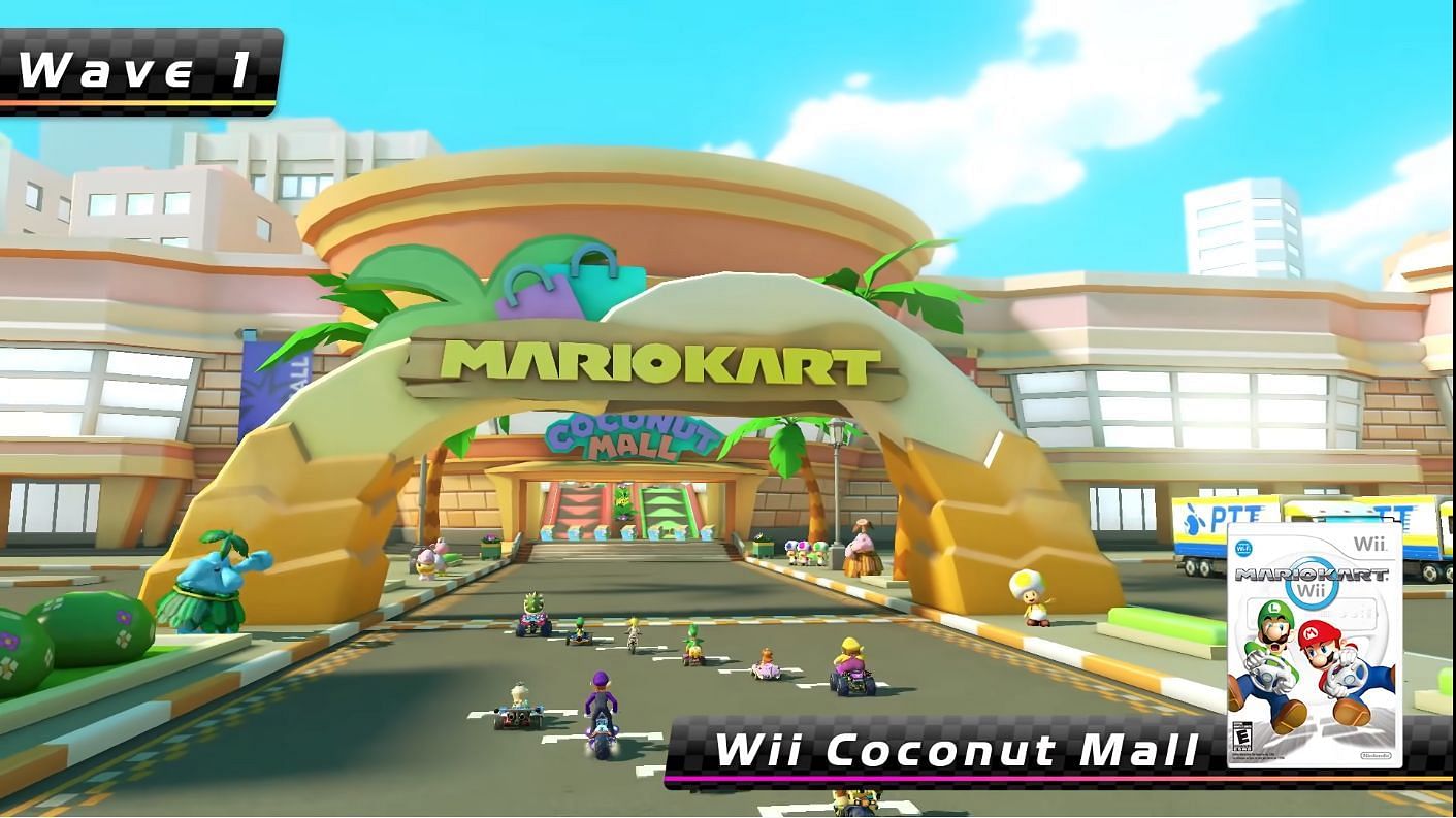 Tracks from Mario Kart&#039;s rich history come back with a beautiful remaster (Image via Nintendo)