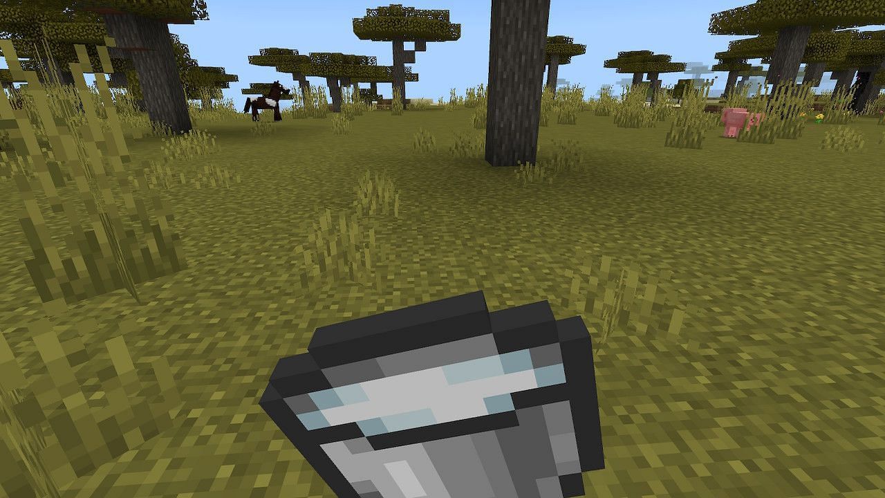Having milk can help gamers offset the negative effects inflicted by the witch (Image via Minecraft)