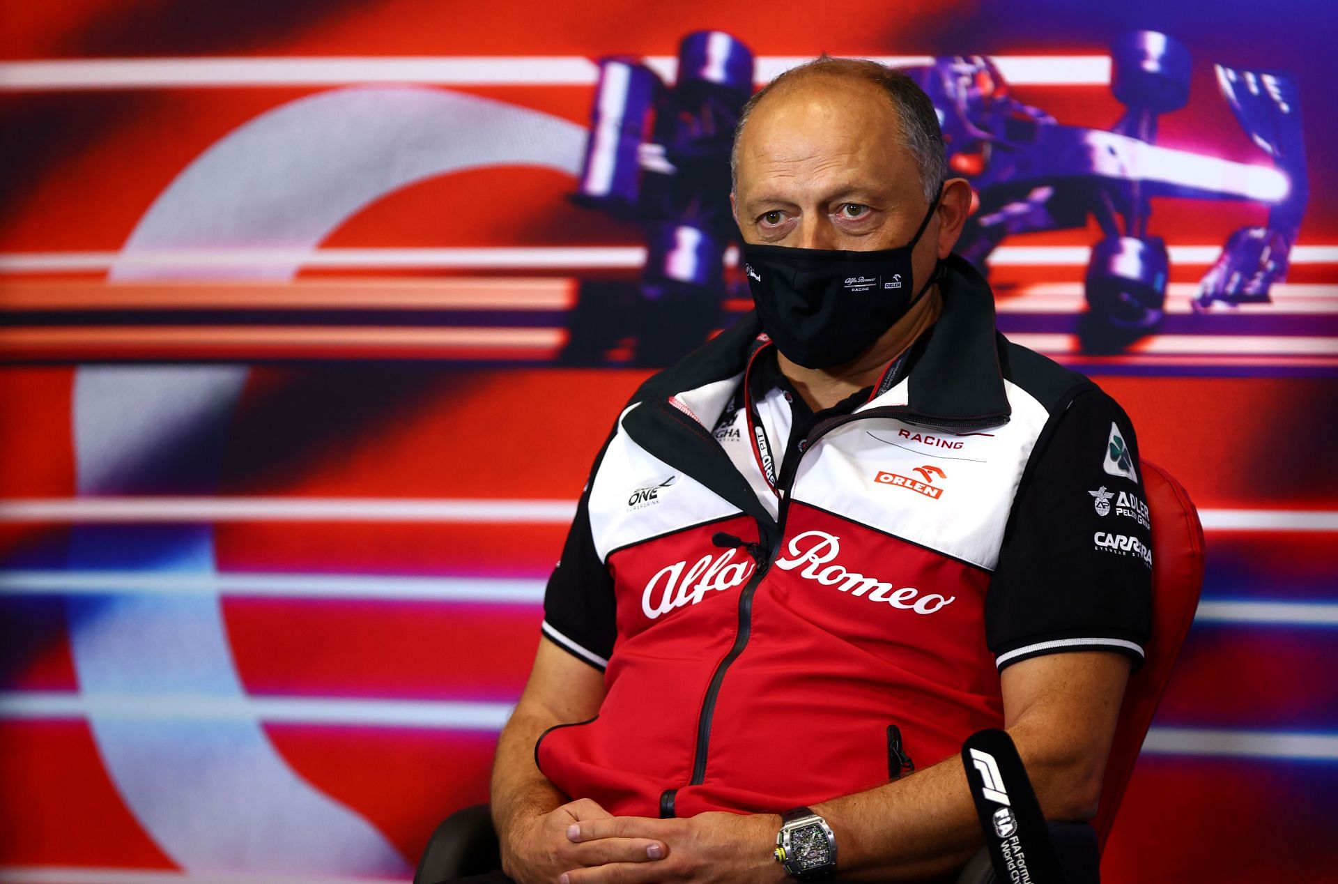 Alfa Romeo team principal Fr&eacute;d&eacute;ric Vasseur (Photo by Dan Istitene/Getty Images)