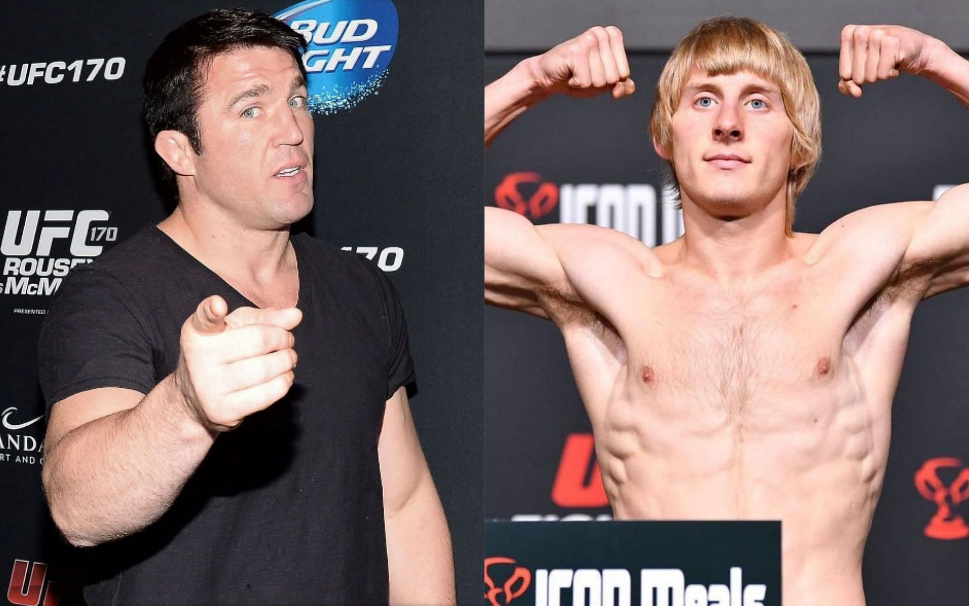 Chael Sonnen (left), Paddy Pimblett (right) [Images courtesy: Getty and @theufcbaddy via Instagram]
