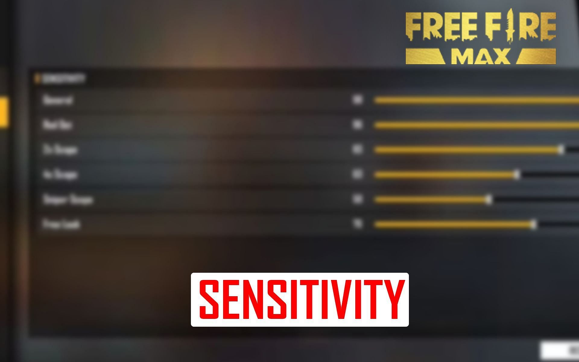 Beginners can tweak their sensitivity settings to improve their gameplay (Image via Sportskeeda)
