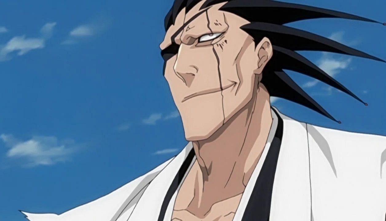 Kenpachi Zaraki as seen in the anime(Image via Studio Pierrot)