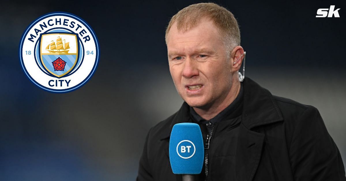 Paul Scholes has lavished praise on Kevin De Bruyne for his performance against Manchester United.