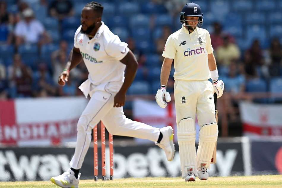 Kyle Mayers was the wrecker-in-chief as he helped dismiss England for 120 with his 5/18 in Grenada