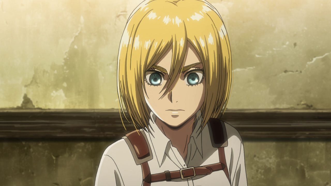Historia as seen in the series&#039; anime (Image via Wit Studios)