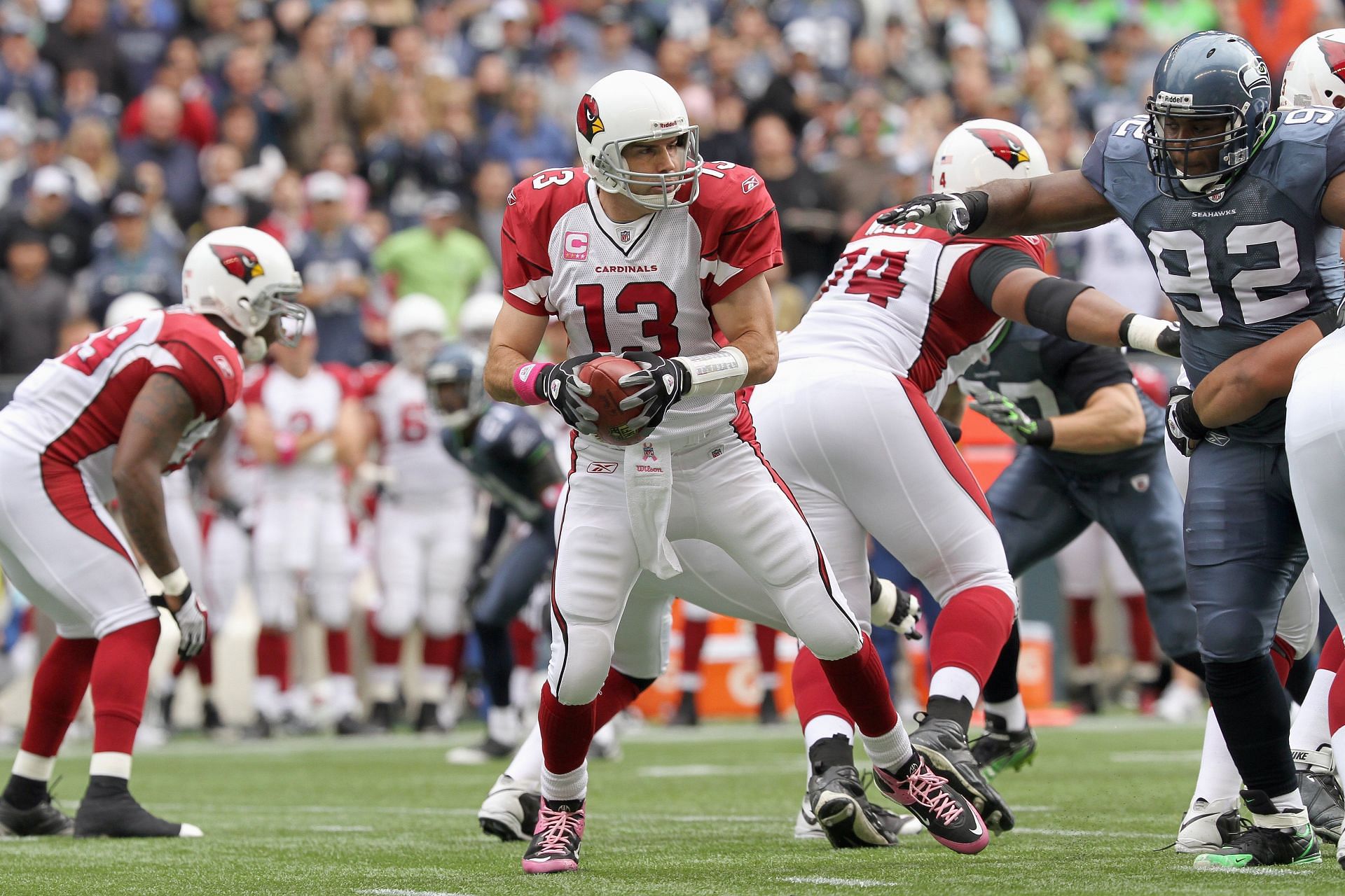 Kurt Warner with the Arizona Cardinals