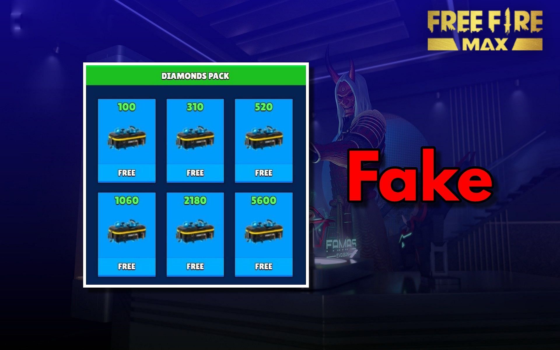 The generators are 100% fake and do not work (Image via Garena)