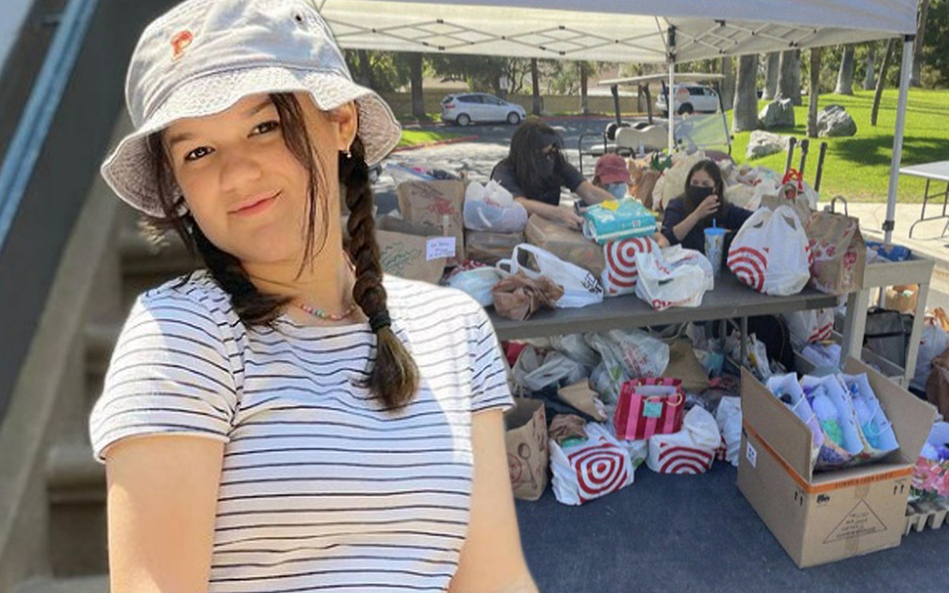 Actress Dariana Alvarez discussed her volunteer work in eradicating period poverty (Image via itsdarianaalvarez/Instagram and Dariana Alvarez)