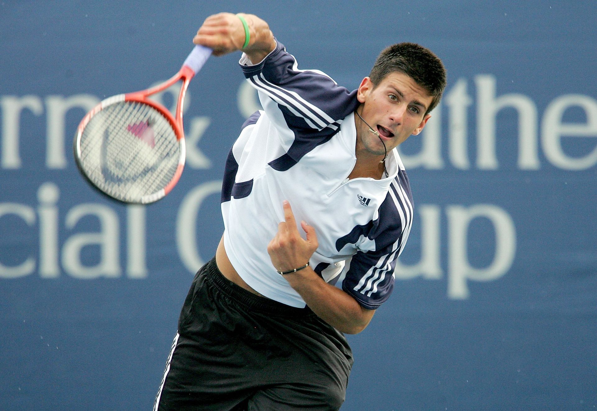 Novak Djokovic won two titles on the ITF Juniors circuit