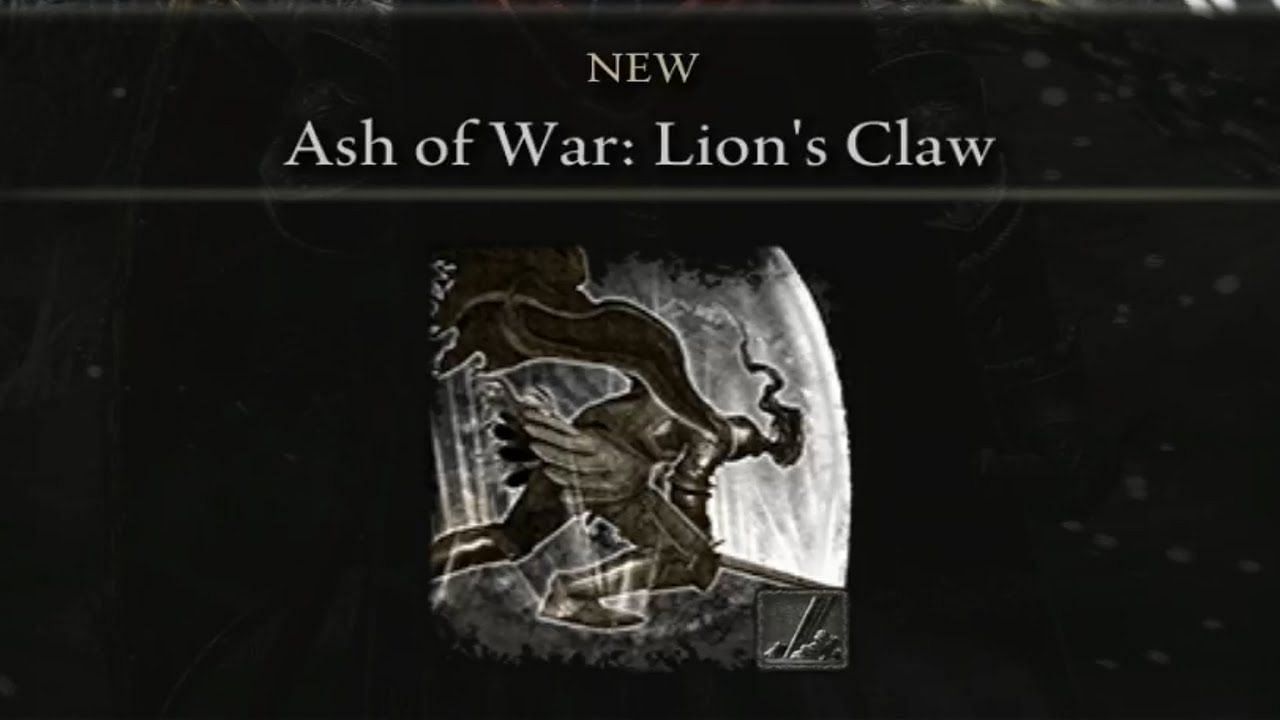 The icon for Ash of War: Lion&#039;s Claw in Elden Ring (Image via FromSoftware Inc.)