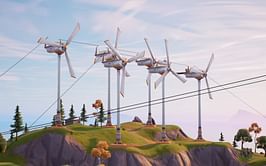 Survive on top of wind turbines at Windbreakers for 30 seconds in Fortnite Chapter 3 Season 1