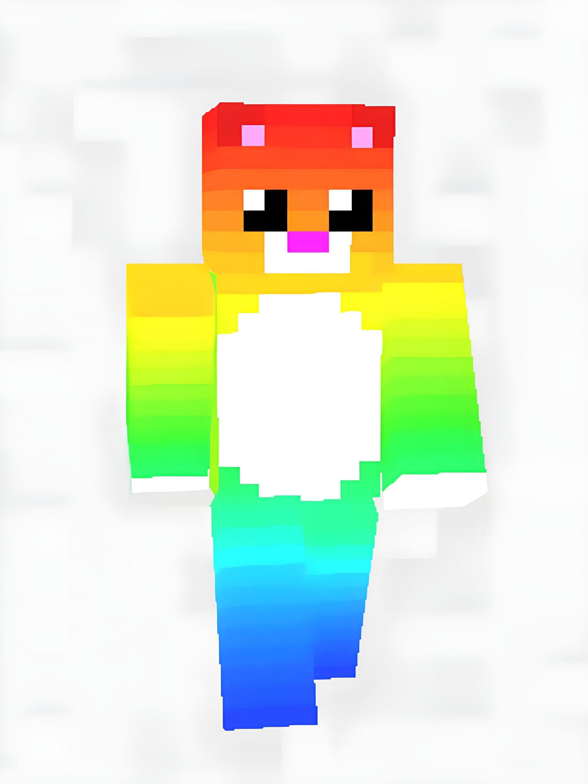 Multicolored bear skin (Image via SkinsMC)