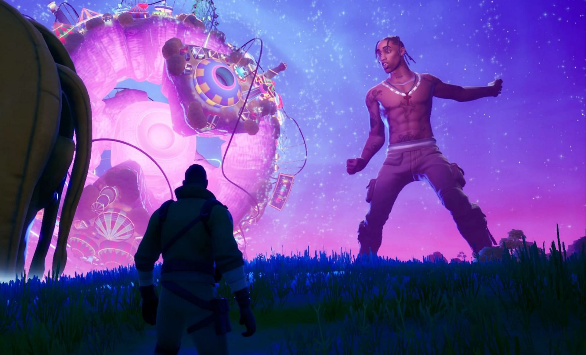 Travis Scott concert (Image via Epic Games)