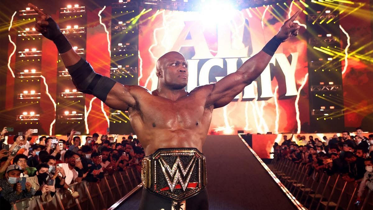 WWE Champion Lashley on his way to defended his inside the Elimination Chamber