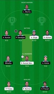 Dream11 Team for Bokaro Blossoms Women vs Ranchi Roses Women - Jharkhand Women’s T20 Trophy 2022.