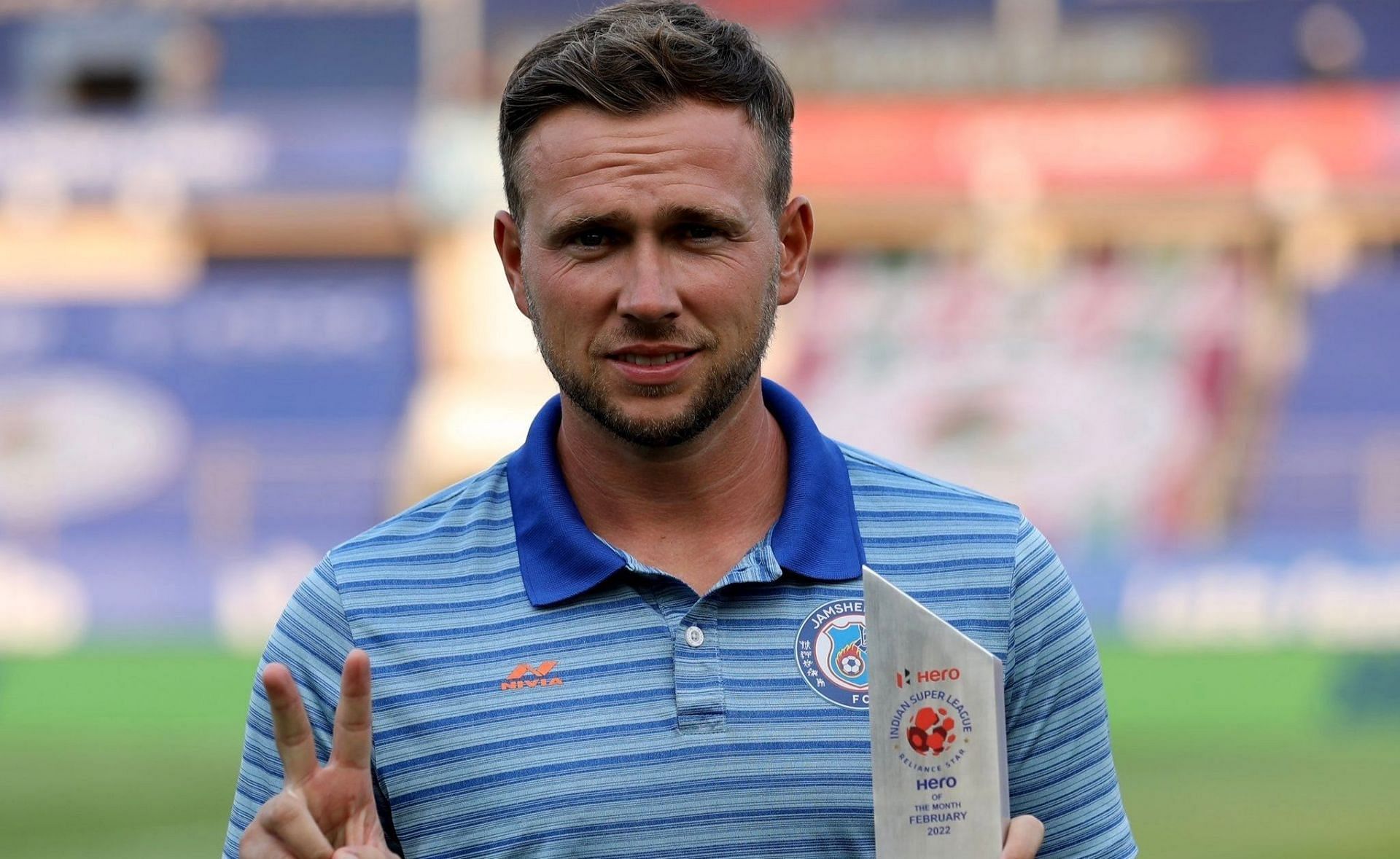 Greg Stewart has won multiple Player of the Month awards for Jamshedpur FC (Image Courtesy: Twitter/JamshedpurFC)