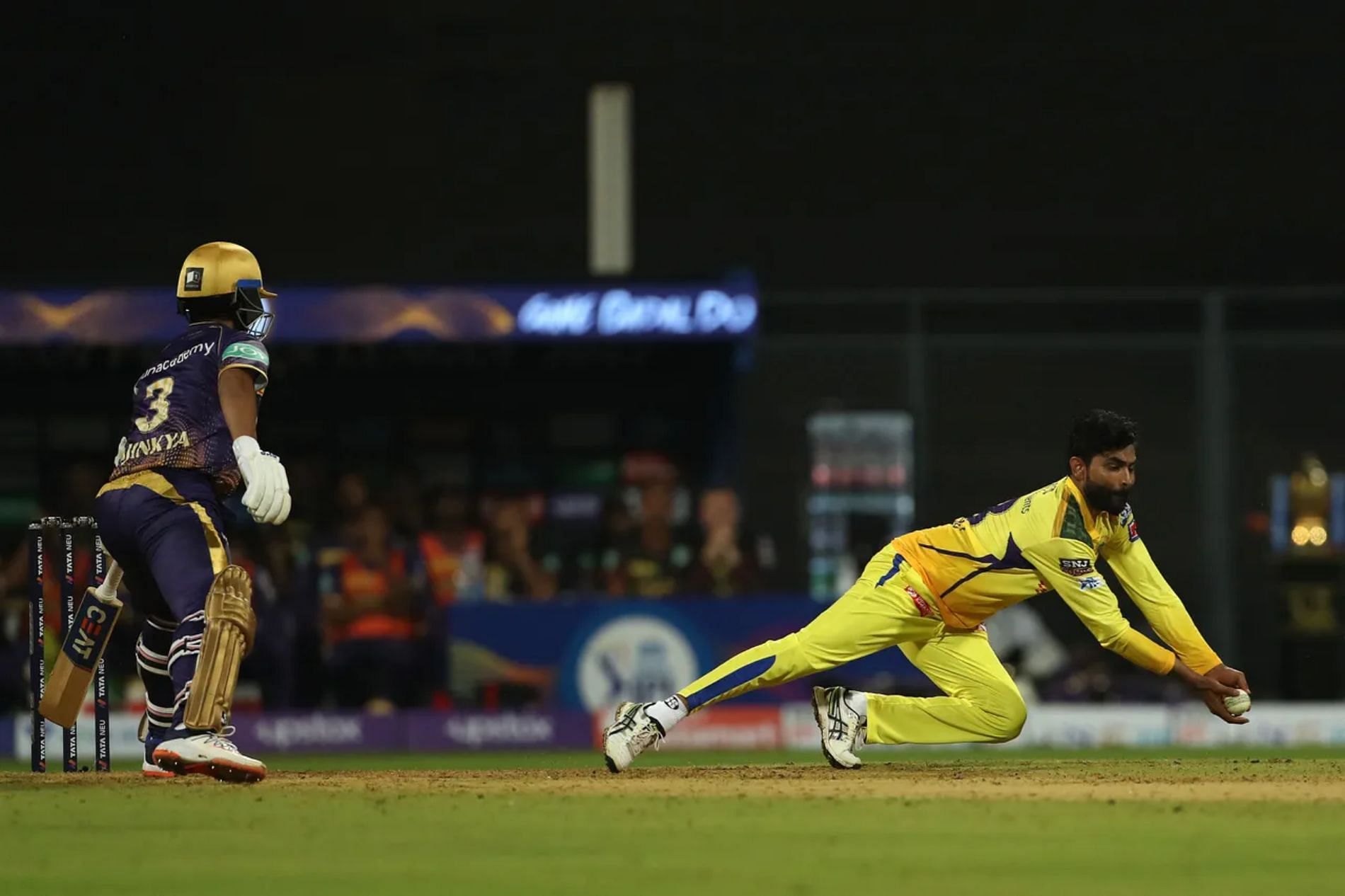 CSK went down to KKR by six wickets in the IPL 2022 opener. Pic: IPLT20.COM