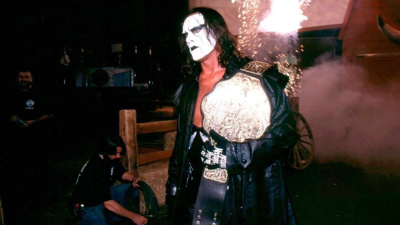 Sting&#039;s career took a turn after adopting the gimmick.