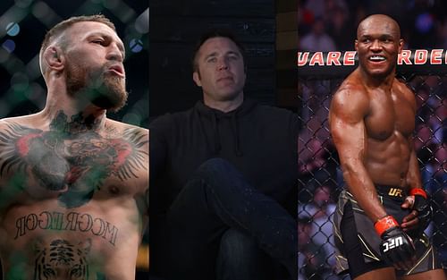 Conor McCgregor(left); Chael Sonnen(centre) via YouTube/ Chael Sonnen; Kamaru Usman(right)