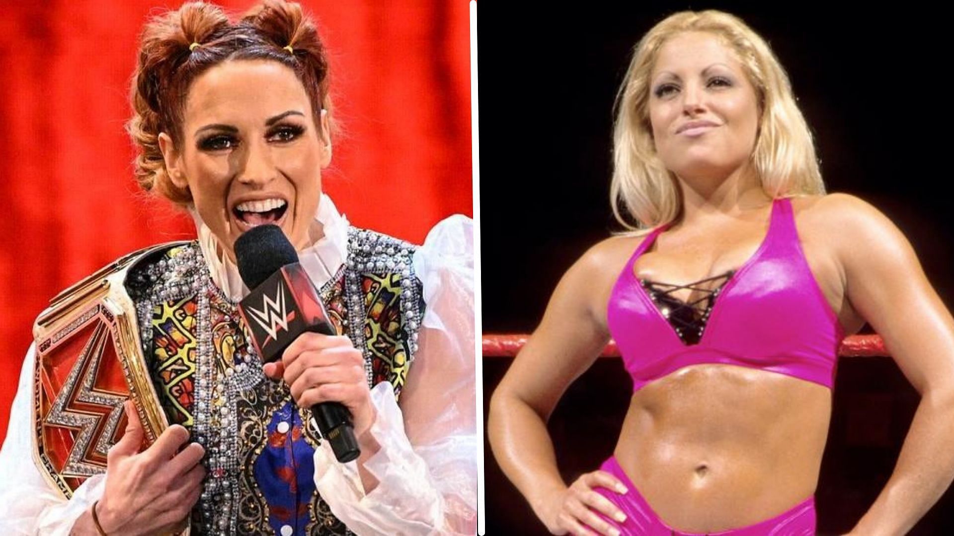 Becky Lynch warns Trish Stratus on Twitter