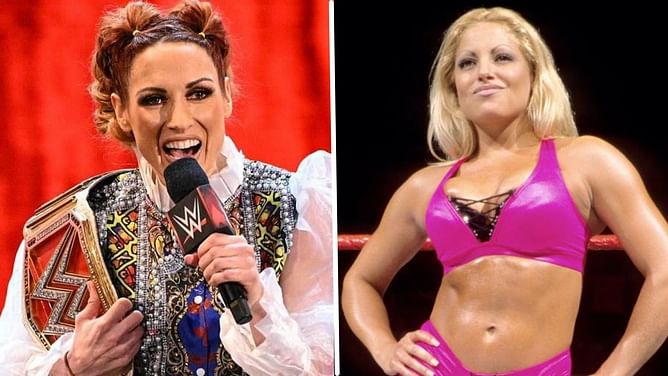 Becky Lynch warns Trish Stratus on Twitter, teases possible match.