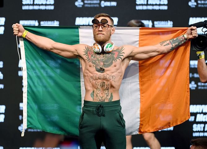 "I cannot wait to make the walk and raise my nations flag again soon" - Conor McGregor pays tribute to Irish flag on its 174th birthday