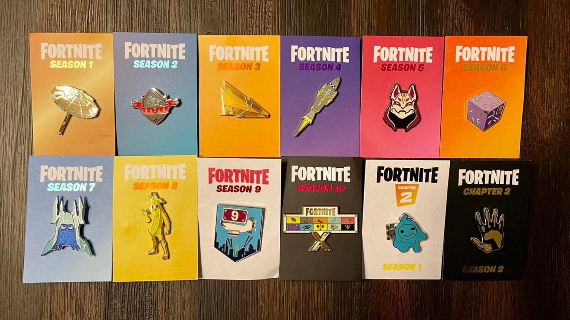 Epic Games give their employees seasonal pins that the community desperately wants to get their hands on (Image via Reddit/Omega)