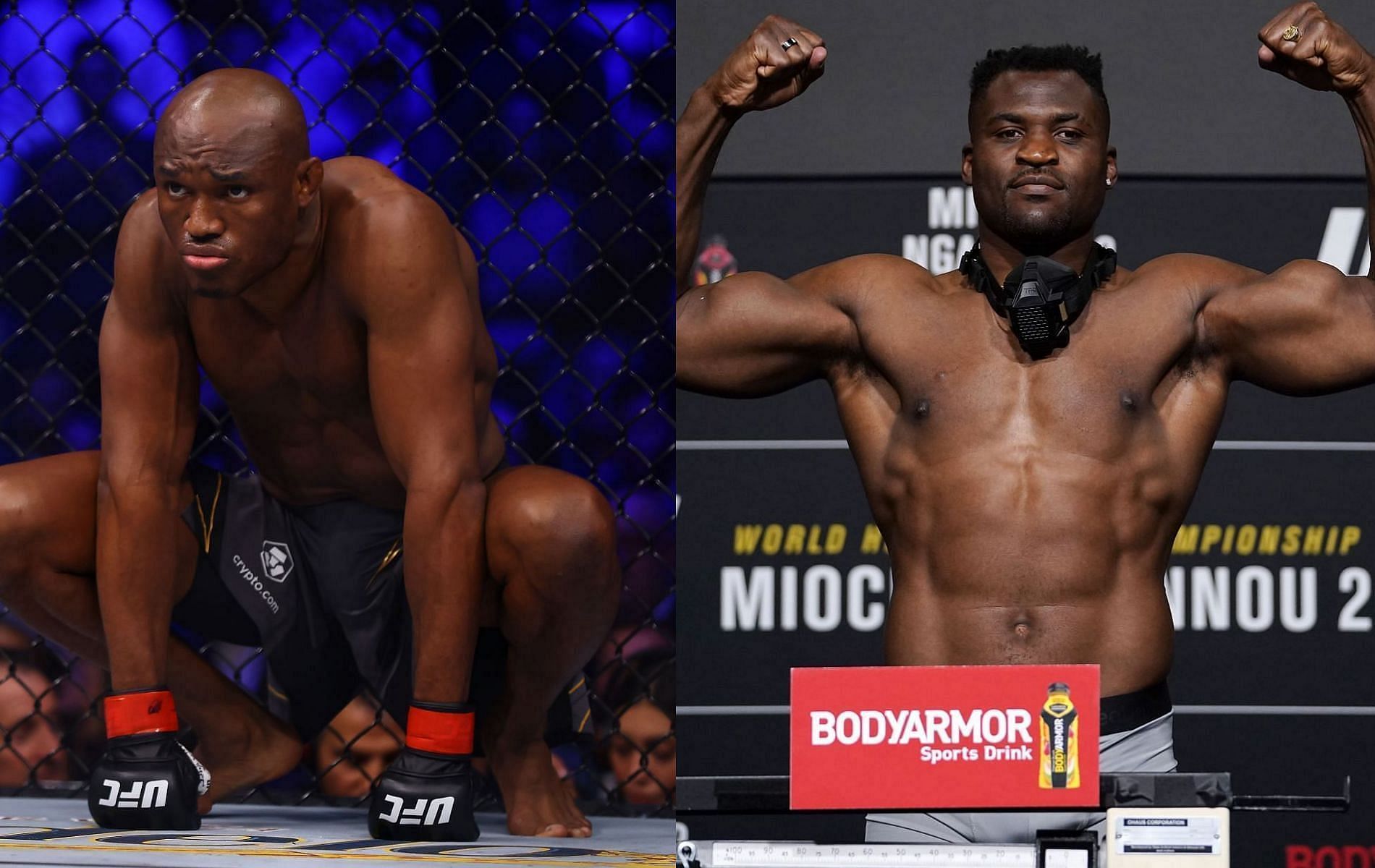 Francis Ngannou explains how Kamaru Usman inspired him to not withdraw from Ciryl Gane fight due to knee injury