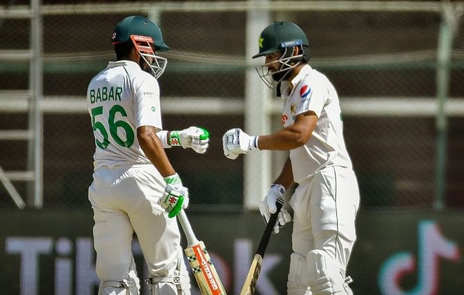 "The way Rizwan played in the end was outstanding to save the game" - Babar Azam after thrilling draw against Australia