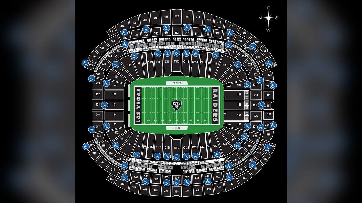 BTS Allegiant Stadium Seating Chart for 2022 Las Vegas concert