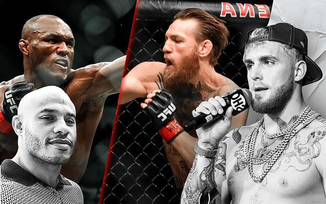 "Shut your peanut head a** mouth" - Jake Paul slams Ali Abdelaziz for suggesting boxing match between Kamaru Usman and Conor McGregor