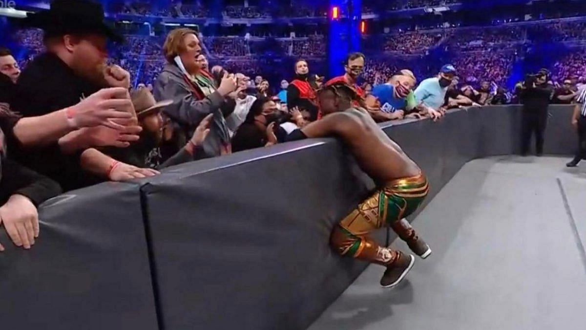 Kofi Kingston&#039;s unfortunate Royal Rumble botch