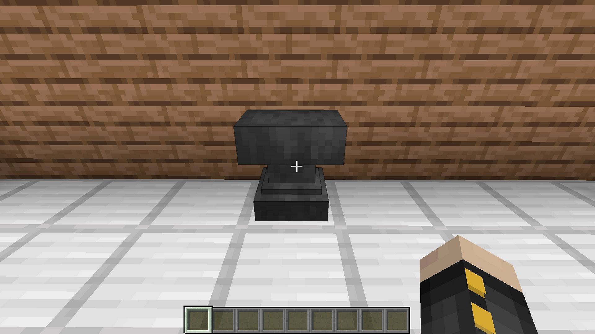 An anvil in Minecraft (Image via Mojang)