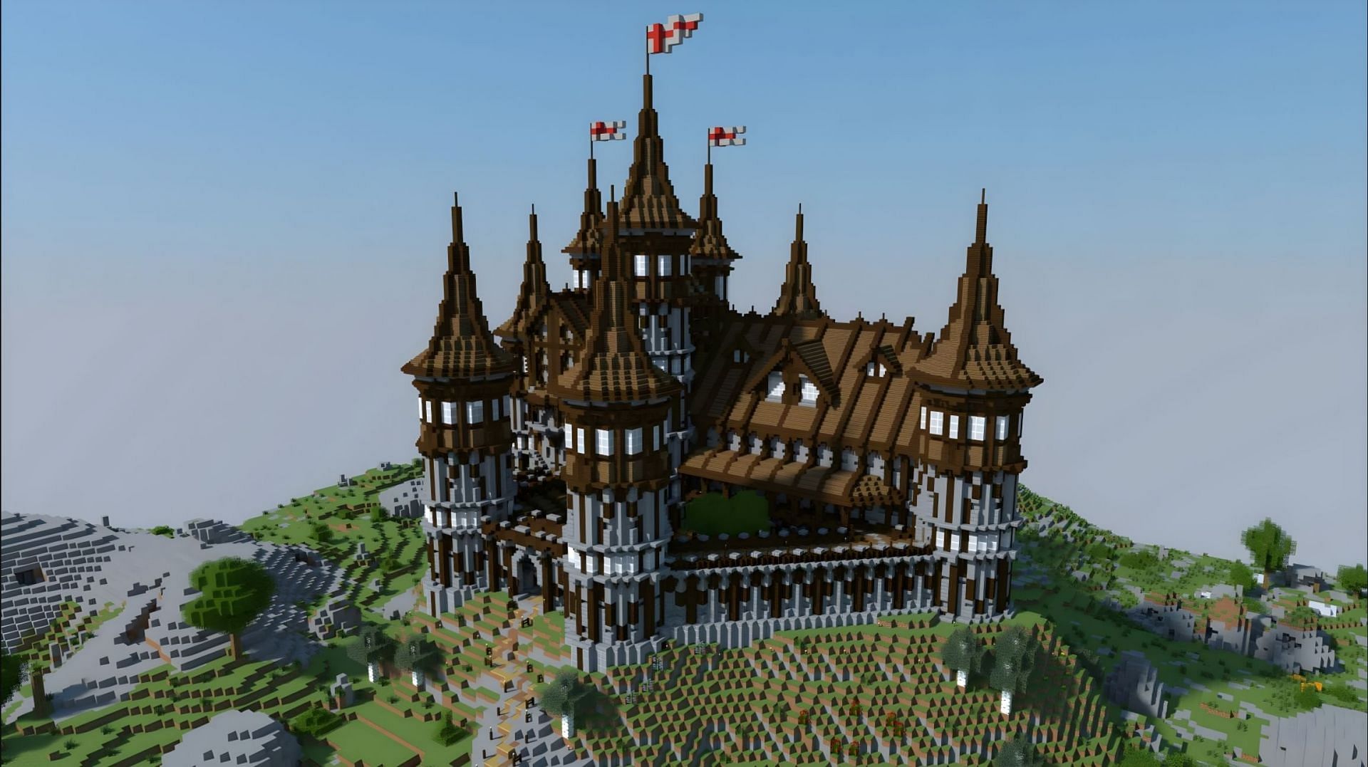 Minecraft Blueprints Castle