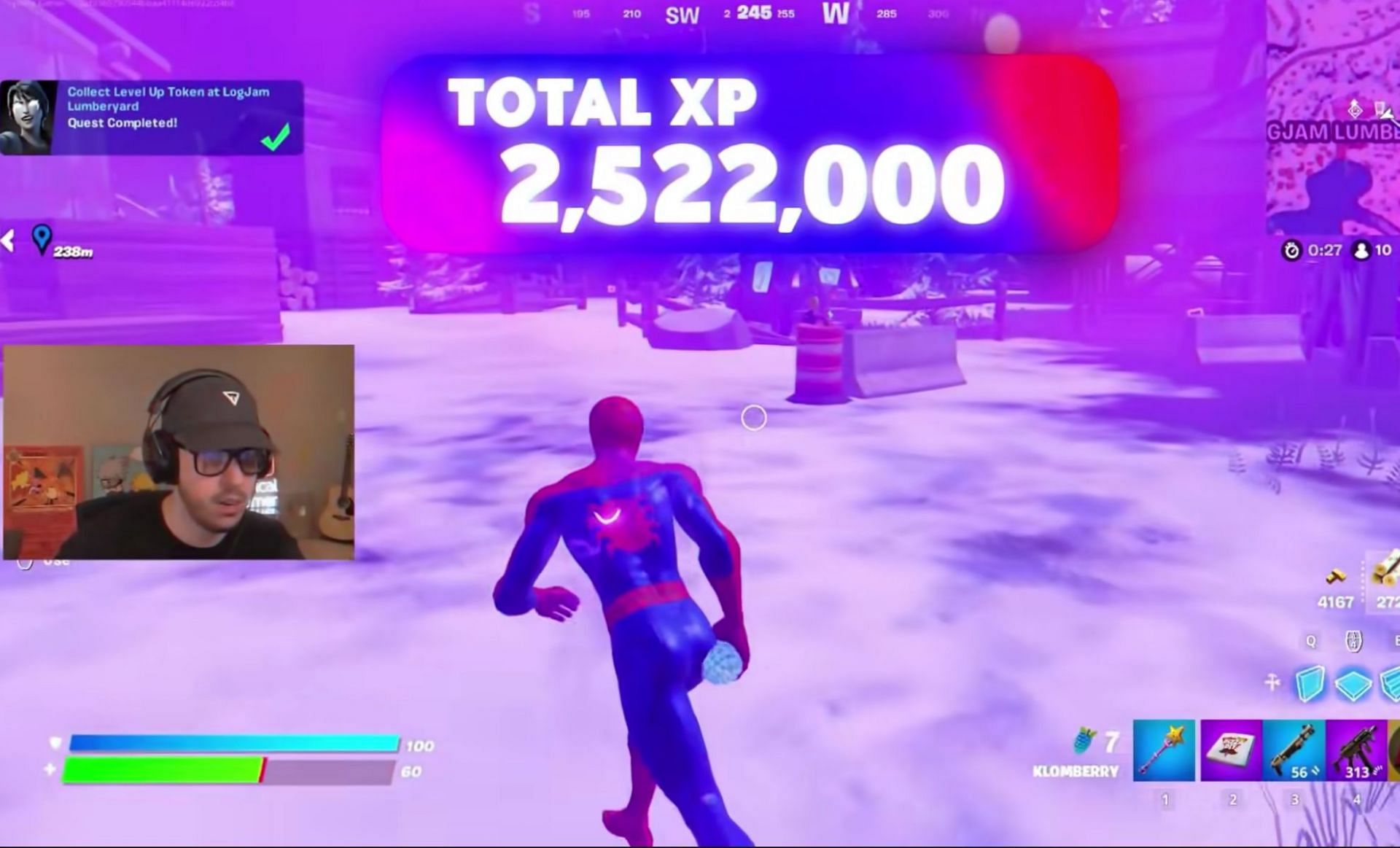 Record-breaking XP match (Image via TG Plays on YouTube)